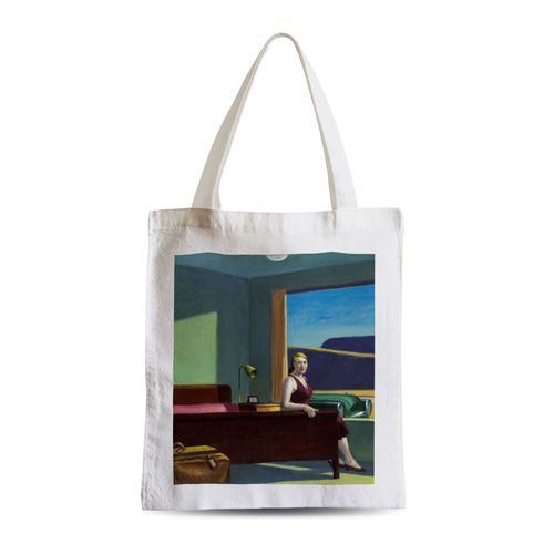 Grand Sac Shopping Plage Etudiant Western Motel Edward Hopper Peinture Realisme Amerique