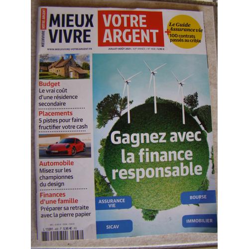 Mieux Vivre Votre Argent N° 468 Gagnez Avec La Finance Responsable