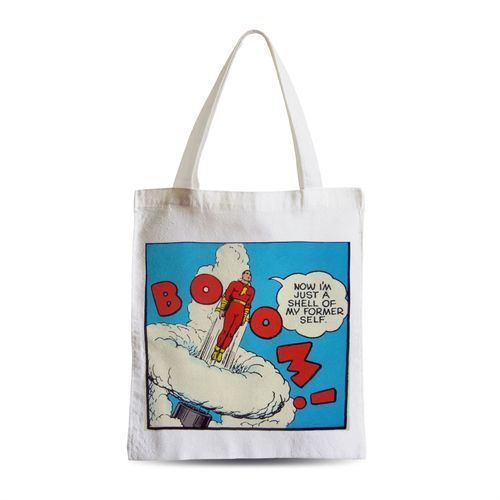 Grand Sac Shopping Plage Etudiant Bande Dessinee Boom Homme Canon Comics Super Hero Vintage
