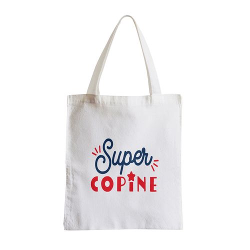 Grand Sac Shopping Plage Etudiant Super Copine Meilleure Ami Enfant Fille