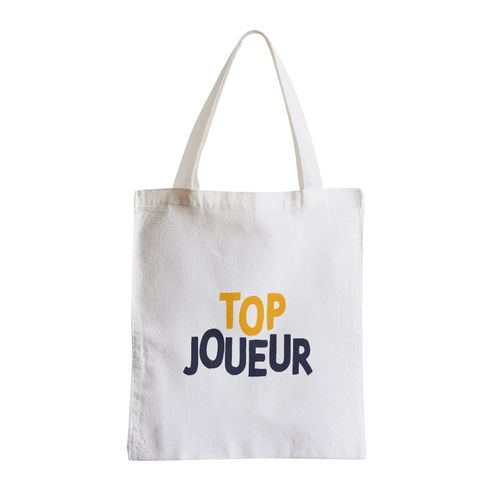 Grand Sac Shopping Plage Etudiant Top Joueur Homme Jeu Sport Apéro