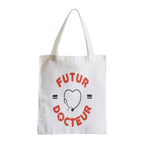 Grand Sac Shopping Plage Etudiant Futur Docteur Métier Avenir Santé Médecin