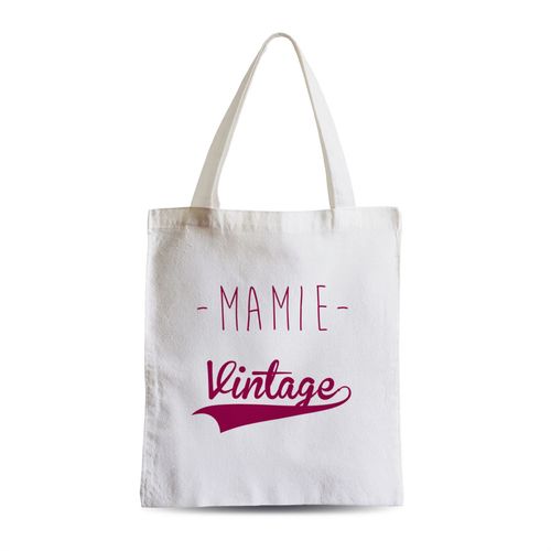 Grand Sac Shopping Plage Etudiant Mamie Vintage Grand Mere Style Retro