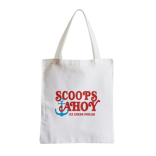Grand Sac Shopping Plage Etudiant Scoops Ahoy Geek Jeux Video Serie Film 80's