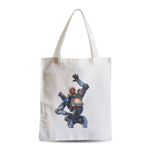 Grand Sac Shopping Plage Etudiant Apex Legends Pathfinder Battle Royale Jeux Video Robot