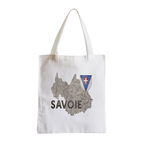 Grand Sac Shopping Plage Etudiant Savoie 73 Departement Chambery Carte Ancienne Alpes