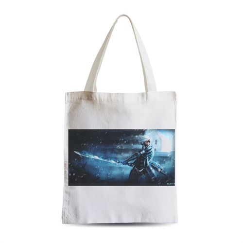 Grand Sac Shopping Plage Etudiant Metal Gear Solid Raiden Epee Jeux Video
