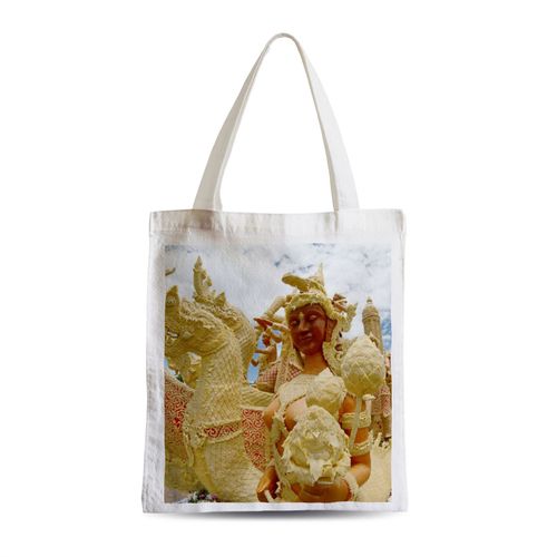 Grand Sac Shopping Plage Etudiant Char du Festival Des Bougies Thaïlande Carnaval Du Monde