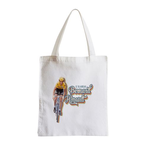 Grand Sac Shopping Plage Etudiant Bernard Hinault Vintage Vélo France Cyclisme Tour