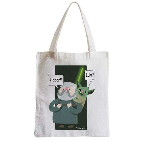 Grand Sac Shopping Plage Etudiant Game of Geek Hodor Yoda Game of Thrones Star Wars 2 Humour