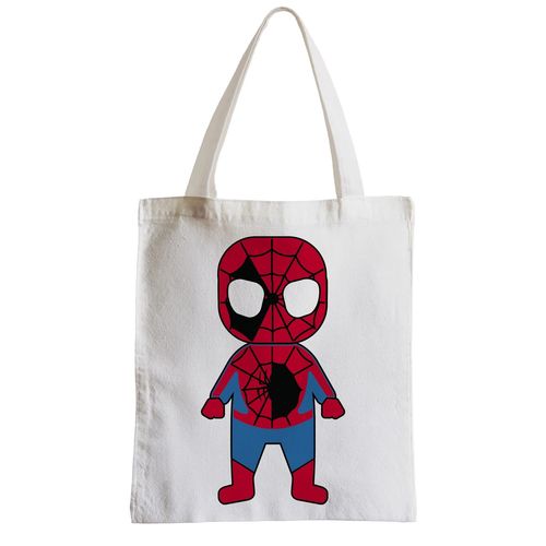 Grand Sac Shopping Plage Etudiant Bébé Spiderman Dessin Mignon