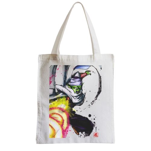 Grand Sac Shopping Plage Etudiant piccolo satan petit c?ur rayon fatal makanko sappo dragon ball dbz manga