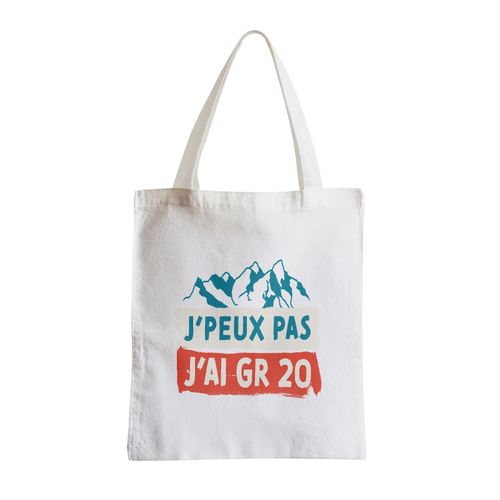 Grand Sac Shopping Plage Etudiant J'Peux Pas J'ai GR 20 Randonnée France Corse Montagne