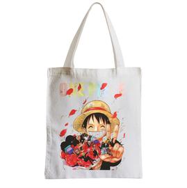 Grand Sac Shopping Plage Etudiant luffy chapeau de paille romantique manga one piece