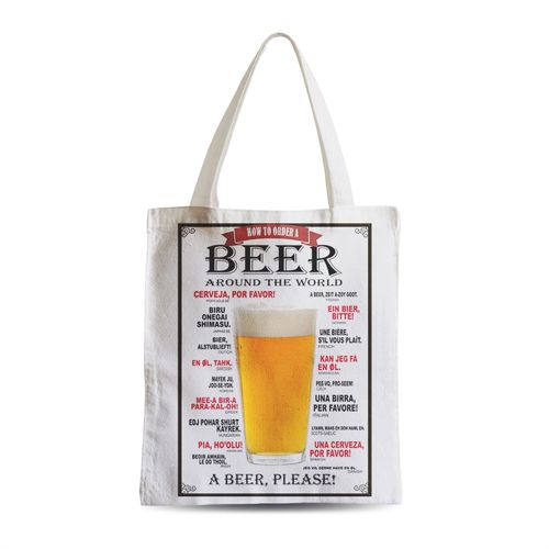 Grand Sac Shopping Plage Etudiant Comment commander de la bière dans le monde