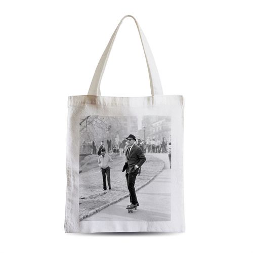 Grand Sac Shopping Plage Etudiant Swag Homme en Costume Sur Un Skate Central Park New York