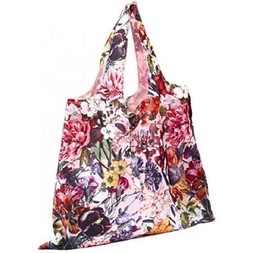 Shopping Bag Xl Flowers 59 X 48 Cm Polyester Pink/Red