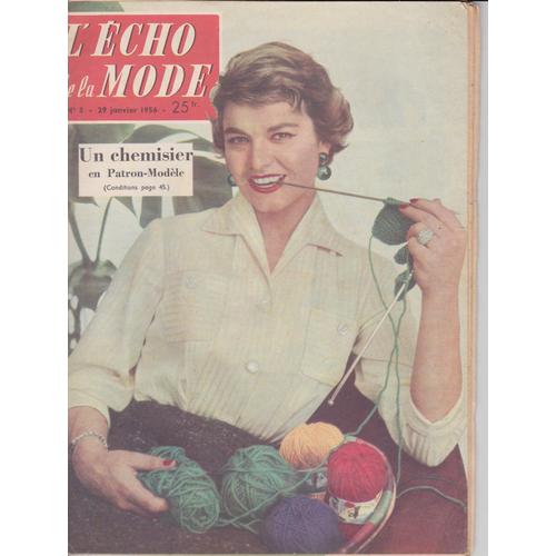 Echo De La Mode (L') N° 5 Du 29/01/1956