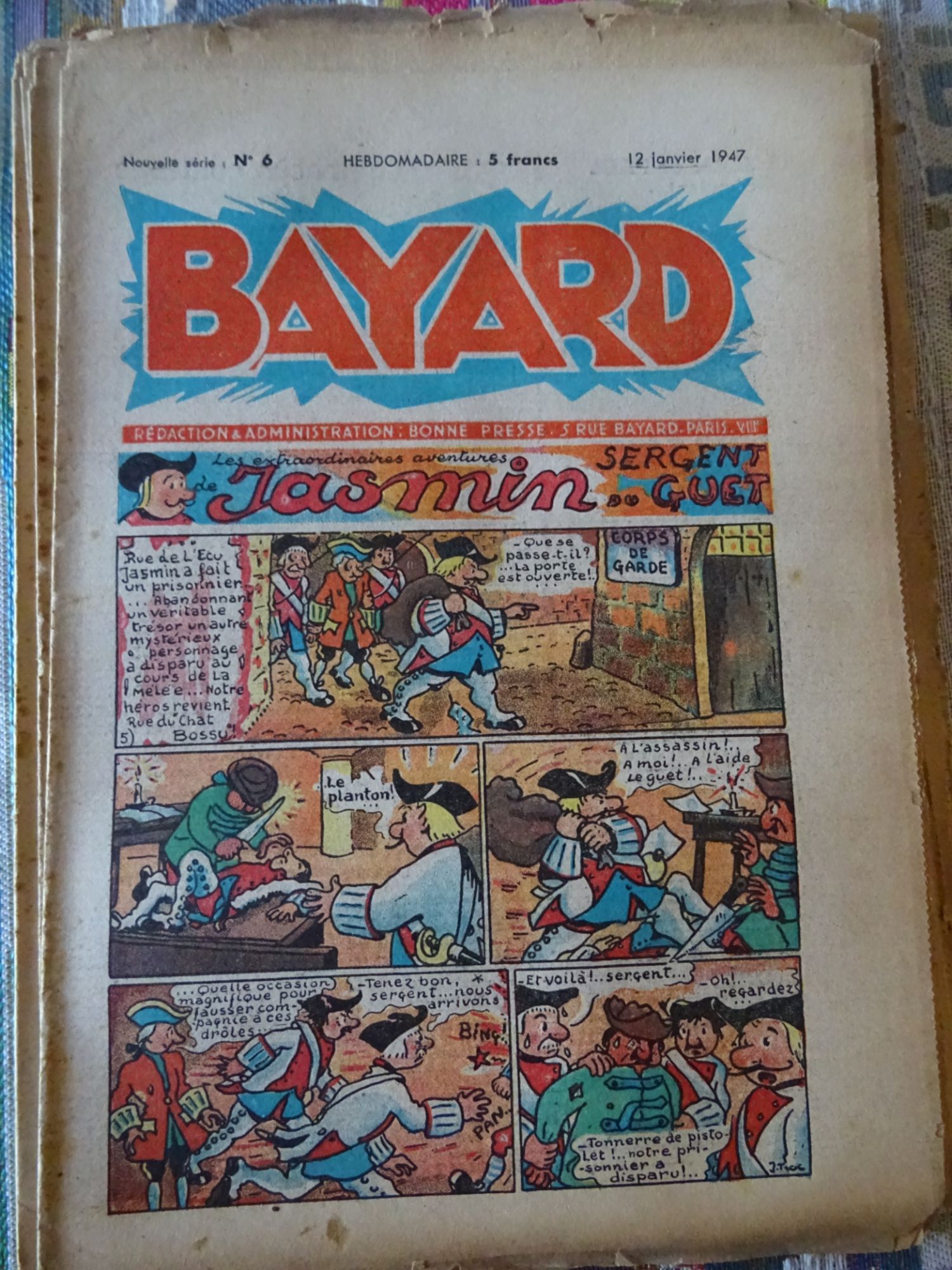 Bayard N°6 Du 12/01/1947