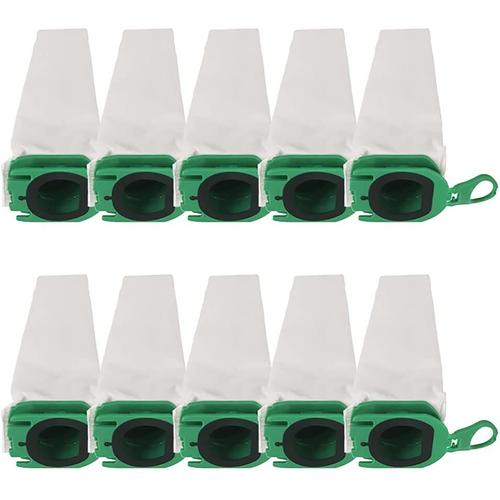 Sacs d'aspirateur en non-tissé de qualité supérieure pour aspirateur sans fil Vorwerk Kobold VB100 - Lot de 10