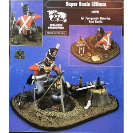 Verlinden 120mm 1:16 1st Footguards Waterloo Post Battle Resin Figure Kit #1479-Verlinden