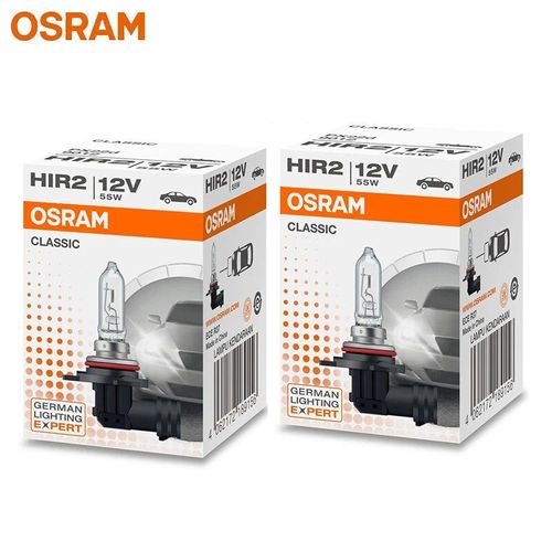Osram-Lumière De Sauna Halogène Classique,Ampoule De Voiture D'origine,Lumière Automatique Standard Hi/Lo Beam Ece,12v,55w,9012 Hiinter Px22d,1875strada 3200k - Type 2 Pcs-9012 (Hir2)