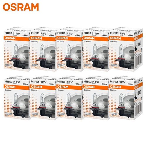 Osram-Lumière De Sauna Halogène Classique 9012 Hiinter,Ampoule De Voiture D'origine,Lampe Automatique Standard,Faisceau Hi/Lo,Ece,12v,55w,Px22d,1875strada,3200k - Type Hir2 55w 10pcs