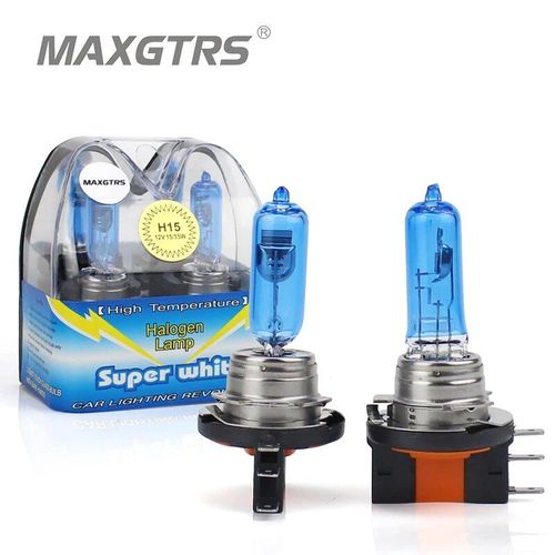 Kit D'ampoules Halogènes Canbus Pour Voiture,Lampe De Rechange Super Blanche,Vw Volkswagen,Java,Ok,Golf,Mk,6,7,F22,H15,55 W,15w,Sg,2x