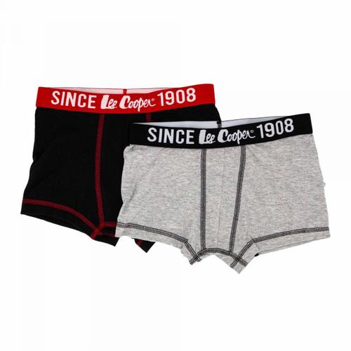 Boxer Lot X2 Coton Doux Stretch Enfant Lee Cooper