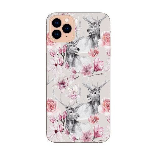 Coque Iphone 11 Pro Max Renne Fleur Rose