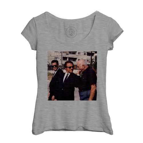 T-Shirt Femme Col Echancré Reservoir Dogs Tim Roth Michael Madsen Cinema
