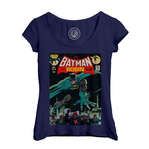 T-Shirt Femme Col Echancré Batman With Robin Bande Dessinee Comics Super Hero