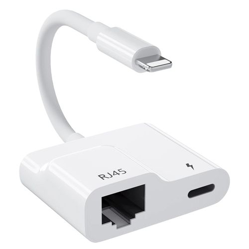 Lightning vers RJ45 Ethernet OTG,adaptateur AV numérique HDMI LAN,Hub USB 1080P,synchronisation d'écran,pour iPad/iPhone 14 - Type RJ45 CHG