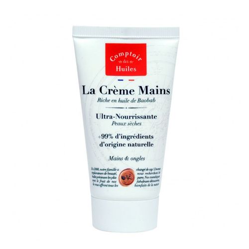 La Crème Mains À L'huile De Baobab - Comptoir Des Huiles - 50ml 
