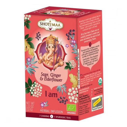 Tisane / Infusion Ayurvédique Bio Sauge, Gingembre, Sureau - Shoti Maa