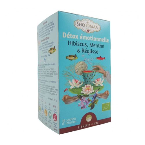 Tisane Bio Détox Émotionnelle - Shoti Maa -16 Sachets
