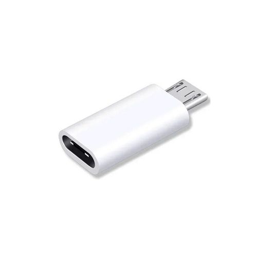 Adaptateur Femelle Vers Micro Usb Mâle De Type C,Connecteur De Chargeur,Convertisseur Pour Android,Huawei,Xiaomi,Iphone - Type 1pcs (White)