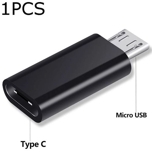 Connecteur Adaptateur Mâle Micro Usb De Type C Vers Micro Usb,Chargeur Adaptateur Pour Xiaomi Poco Redmi Huawei,Convertisseur De Téléphone - Type 1pcs Typec To Micro #B