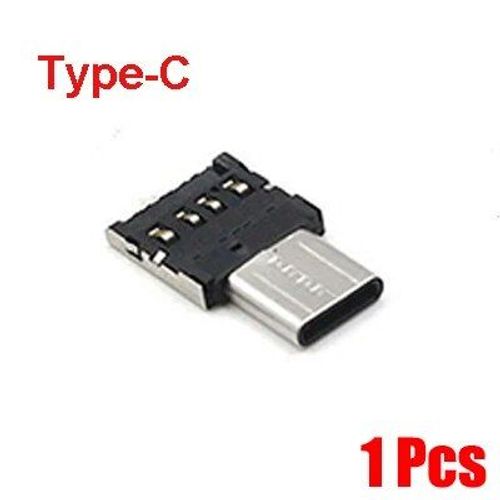 Adaptateur Micro USB Type-C vers USB 2.0 OTG Mâle vers Femelle,Convertisseur pour Macbook Samsung S20,Connecteur OTG,1 à 5 Pièces - Type 1PCS Type-C