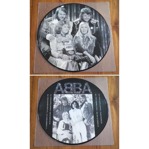 Disque Maxi 45t Vinyle Picture Disc 12" De Abba " Summer Night City " 4 Titres