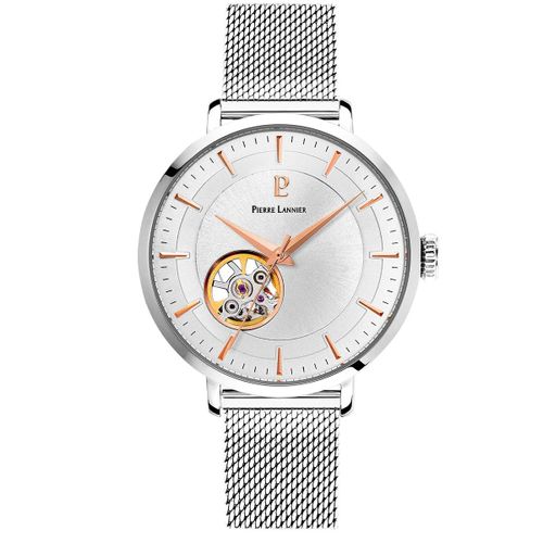 Montre Femme Pierre Lannier Automatic En Acier Gris