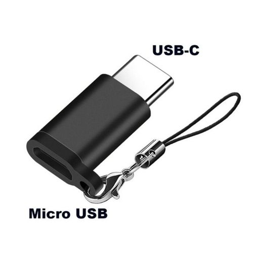 Adaptateur USB Type-C vers Micro USB Femelle vers Mâle,Abrters pour Xiaomi,Samsung,Chargeur,Câble de Données,USBC - Type Type C Male #B