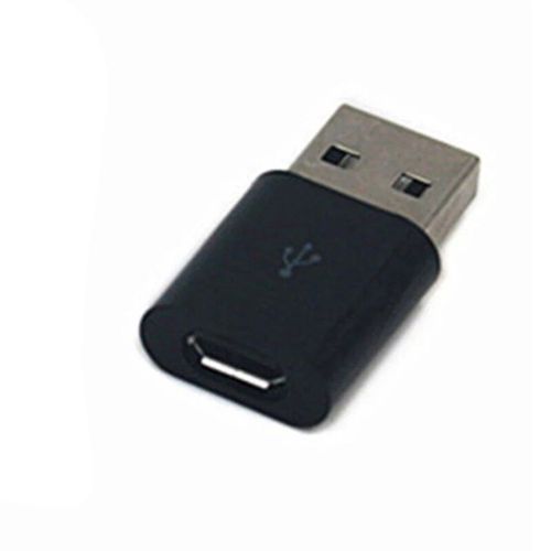Adaptateur Otg Usb Mâle Vers Micro Usb Femelle,Convertisseur,Chargeur De Données Abs Pour Téléphone,Tablette,Pc,Haute Vitesse,Taux De Données Jusqu'à 480mbps - Type 3 X 2 X 1 Black