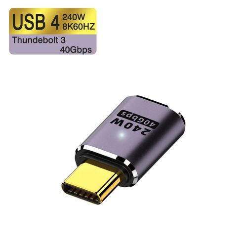 UGOURD-Câble d'extension USB4 OTG Type C vers C,adaptateur Thunderbolt3,style L,mâle vers femelle vers femelle,téléphone,ordinateur portable,PC,40Gbps - Type USB4-[40G]-240w-I