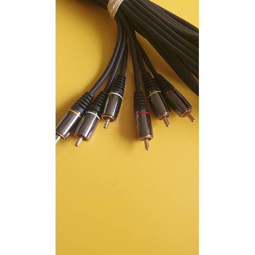 cable 3 x RCA mâle / 3 x RCA mâle