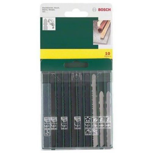 Lame de scies sauteuses BOSCH 10 lames de précision tout matériaux