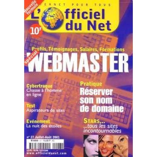 L'officiel Du Net N° 27 : Spécial Webmaster