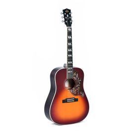 Sigma Sdm-Sg5 - Guitare Acoustique Dreadnought - Vintage Cherry Sunburst (+ Soft Case)