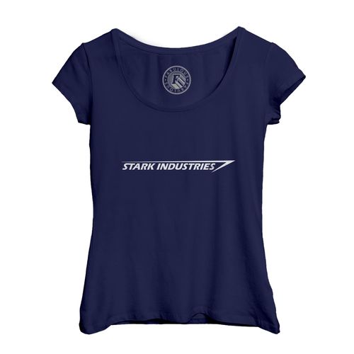 T-Shirt Femme Col Echancré Stark Industries Geek Jeux Video Serie Film