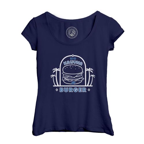 T-Shirt Femme Col Echancré Big Kahuna Burger Geek Film Humour